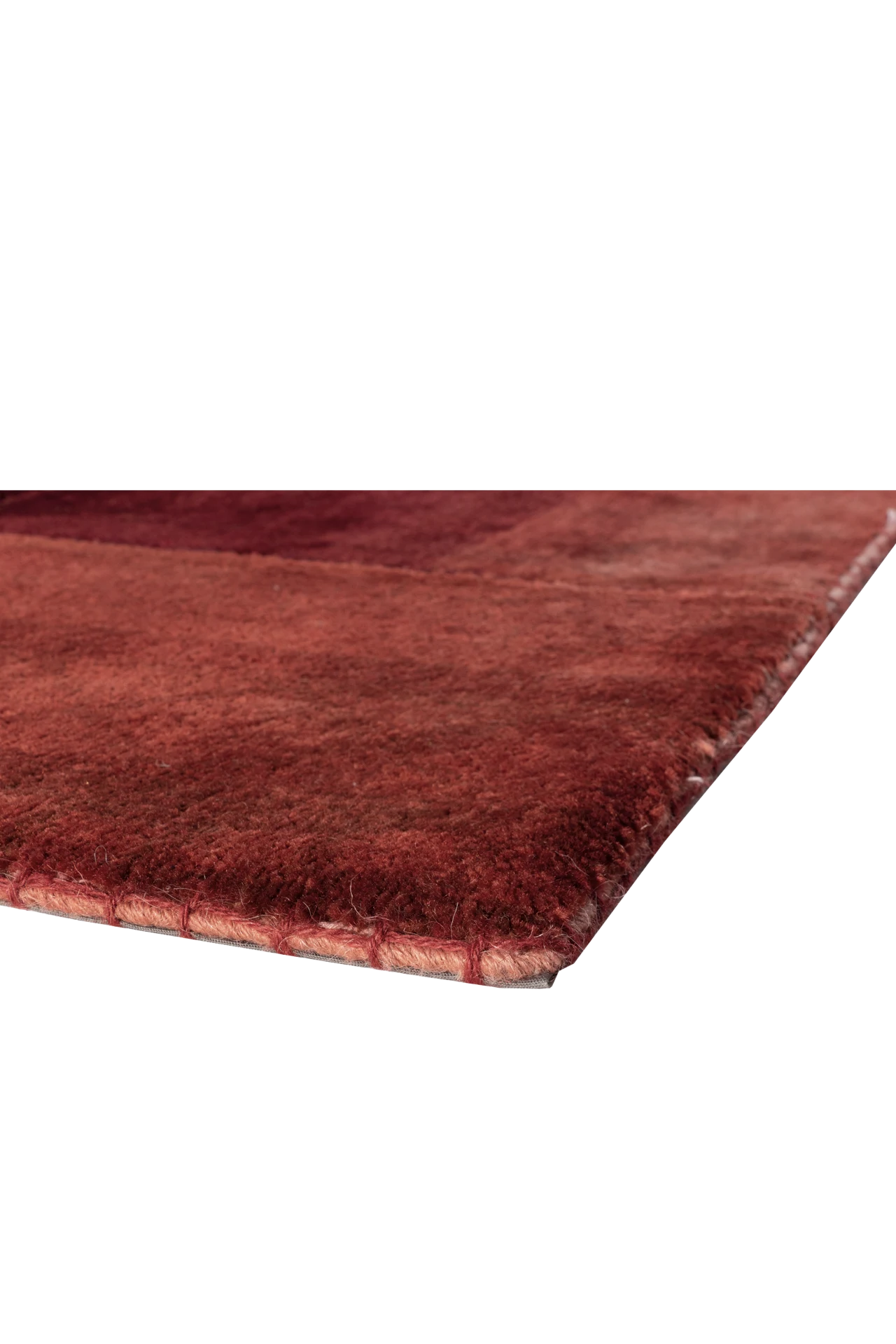 Jordan Collection Designteppich - Patchwork Rubyred