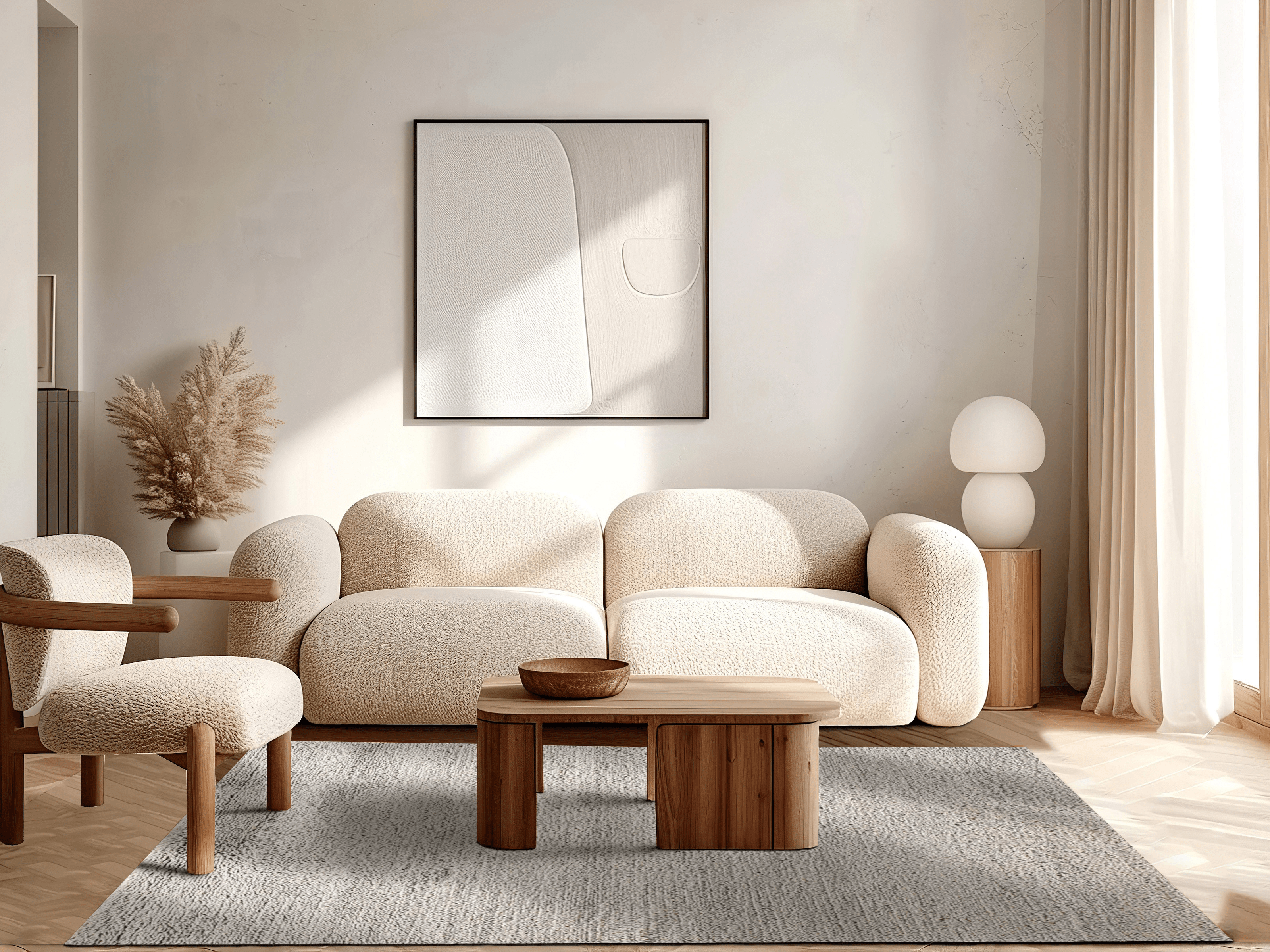 Jordan Collection Designteppich - Mohair Silvergrey