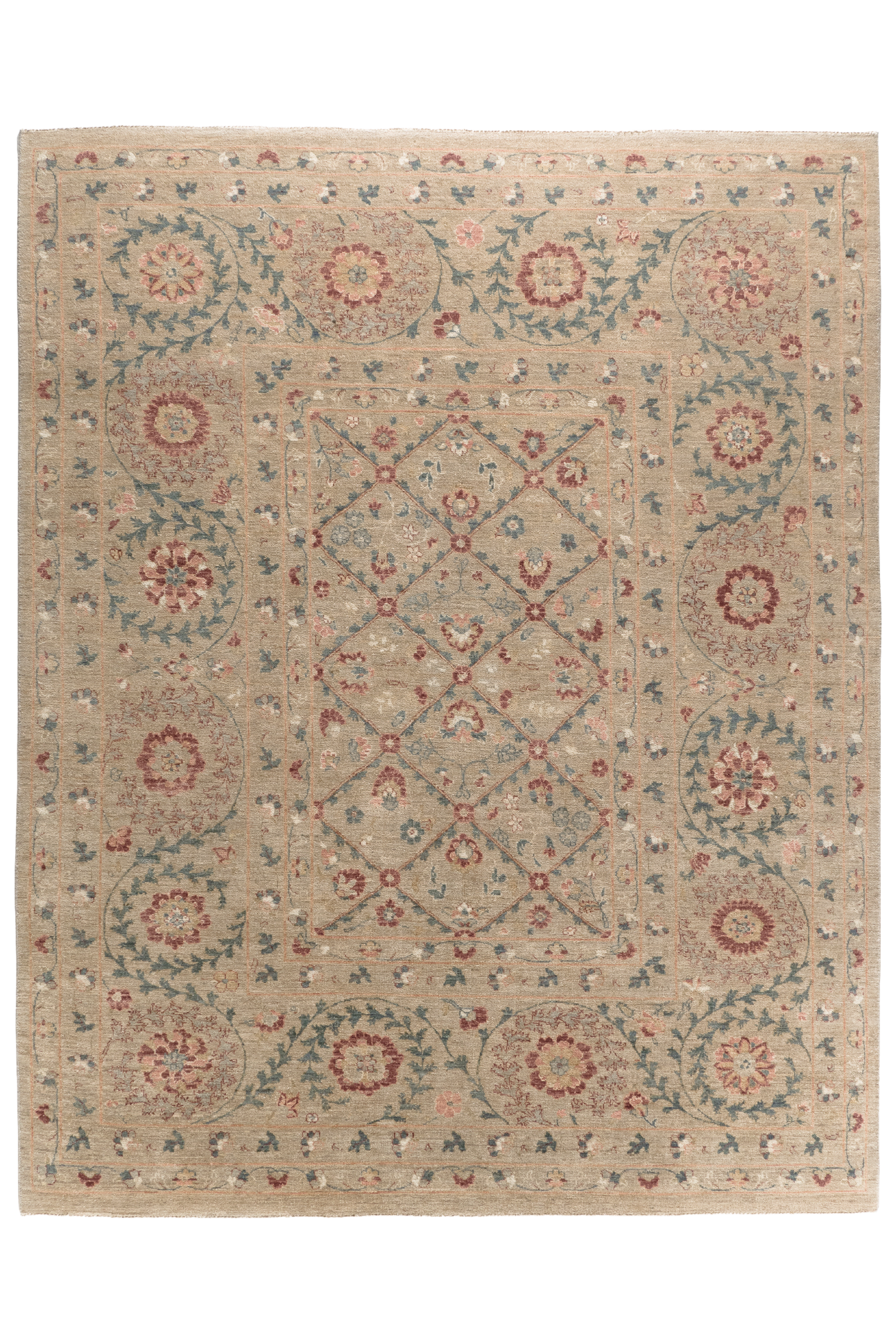 Design-Teppich - Modern Flowers