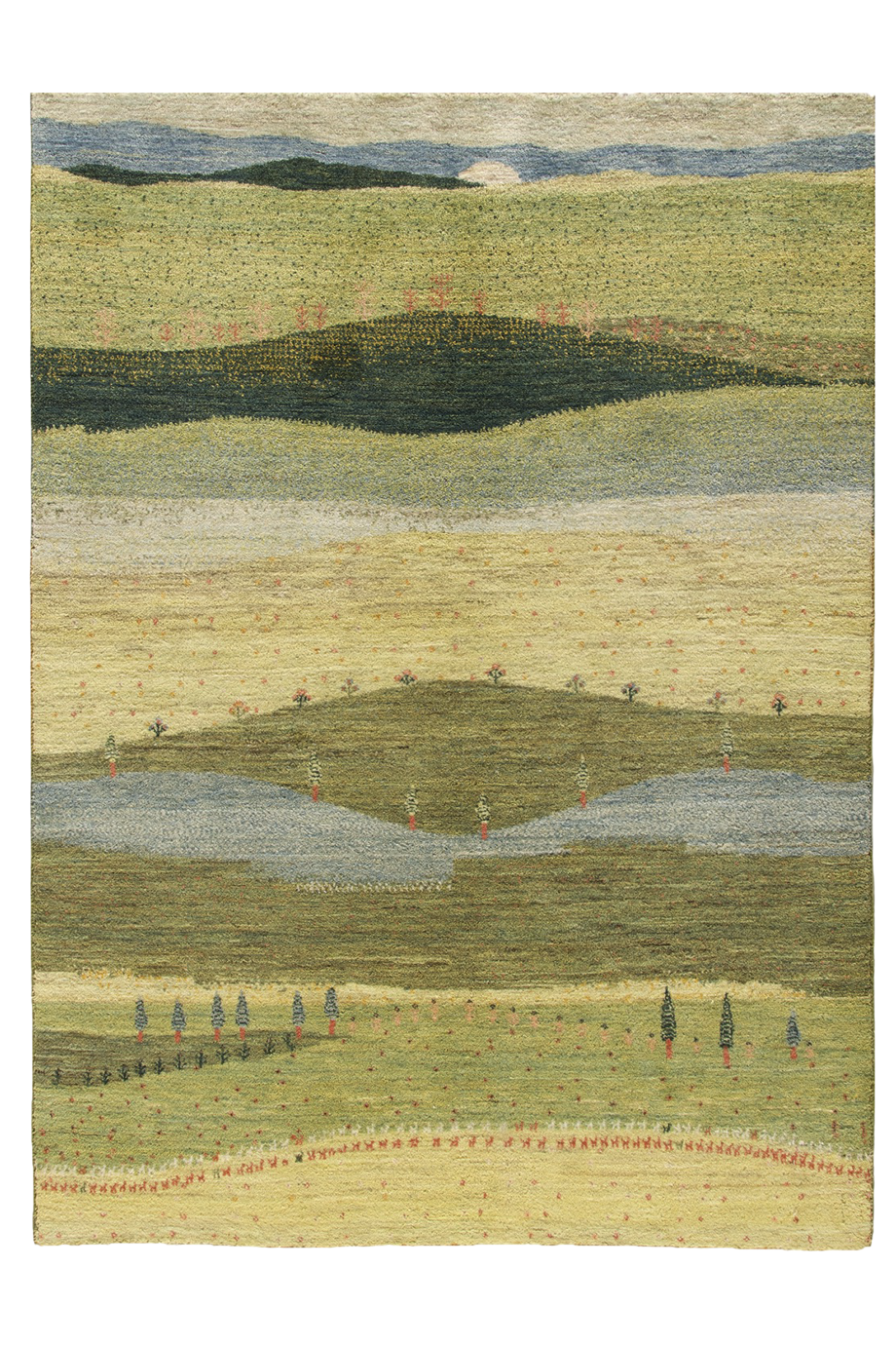 Gabbeh Teppich-Unikat - Pastellträume