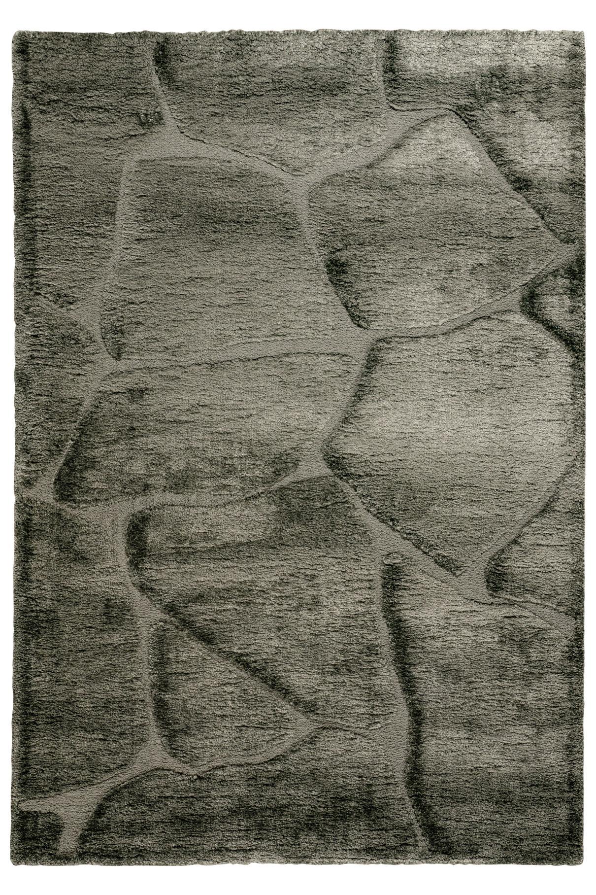 Flauschiger Teppich - Smaragd