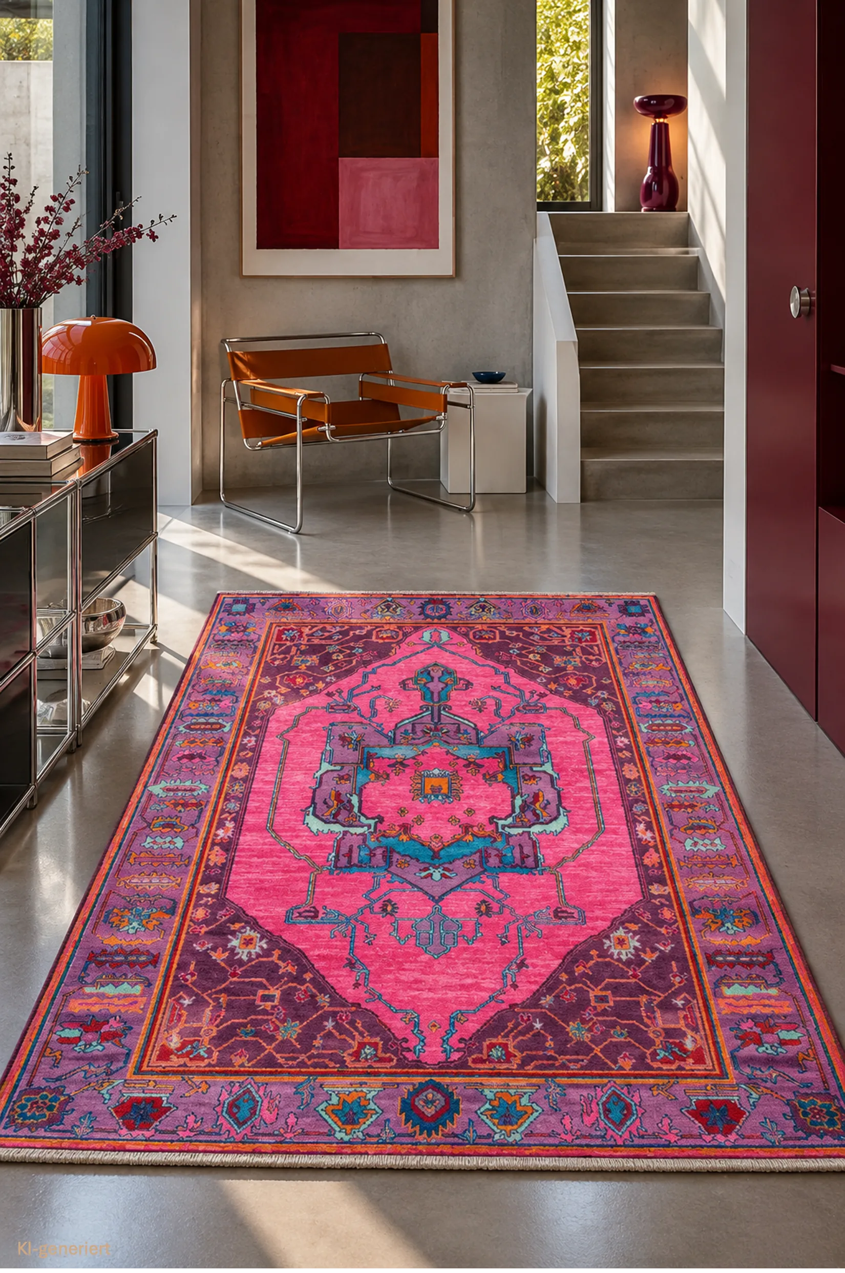 Jan Kath Teppich - Azer Pulse 147 pink