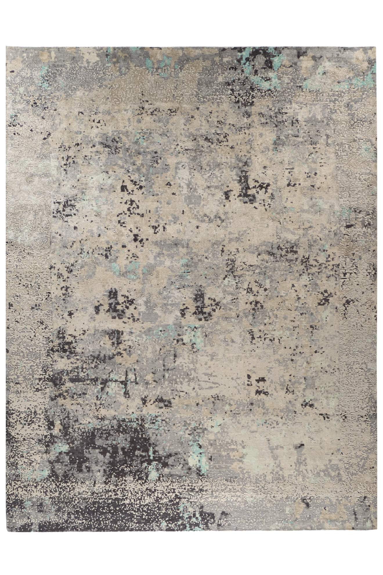 Design-Teppich - Eiskristall