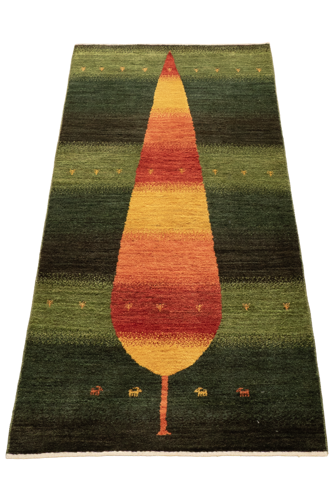 Gabbeh Teppichläufer - Sonnenzypresse