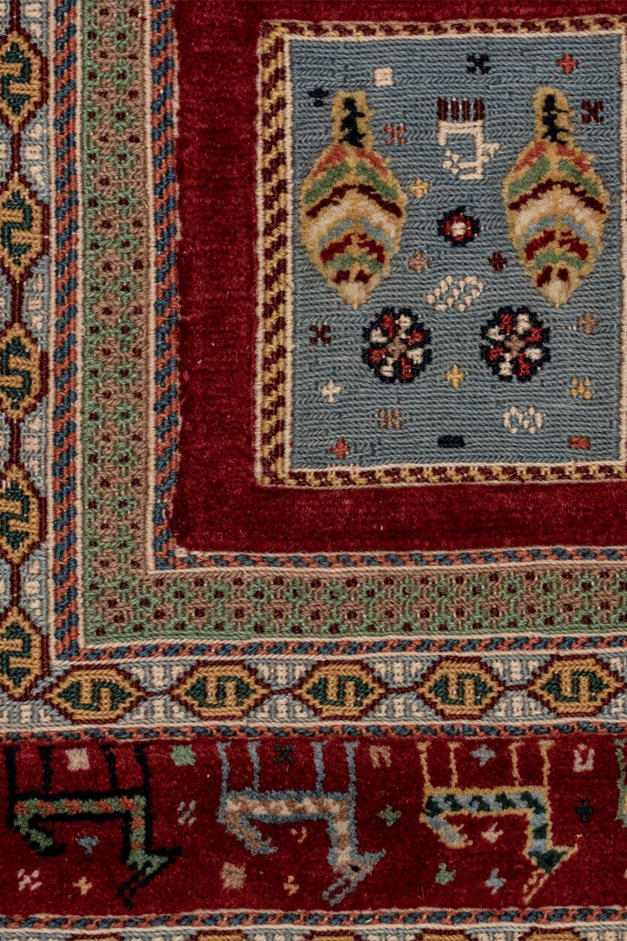 Kelim-Teppich Soumakh - Fields