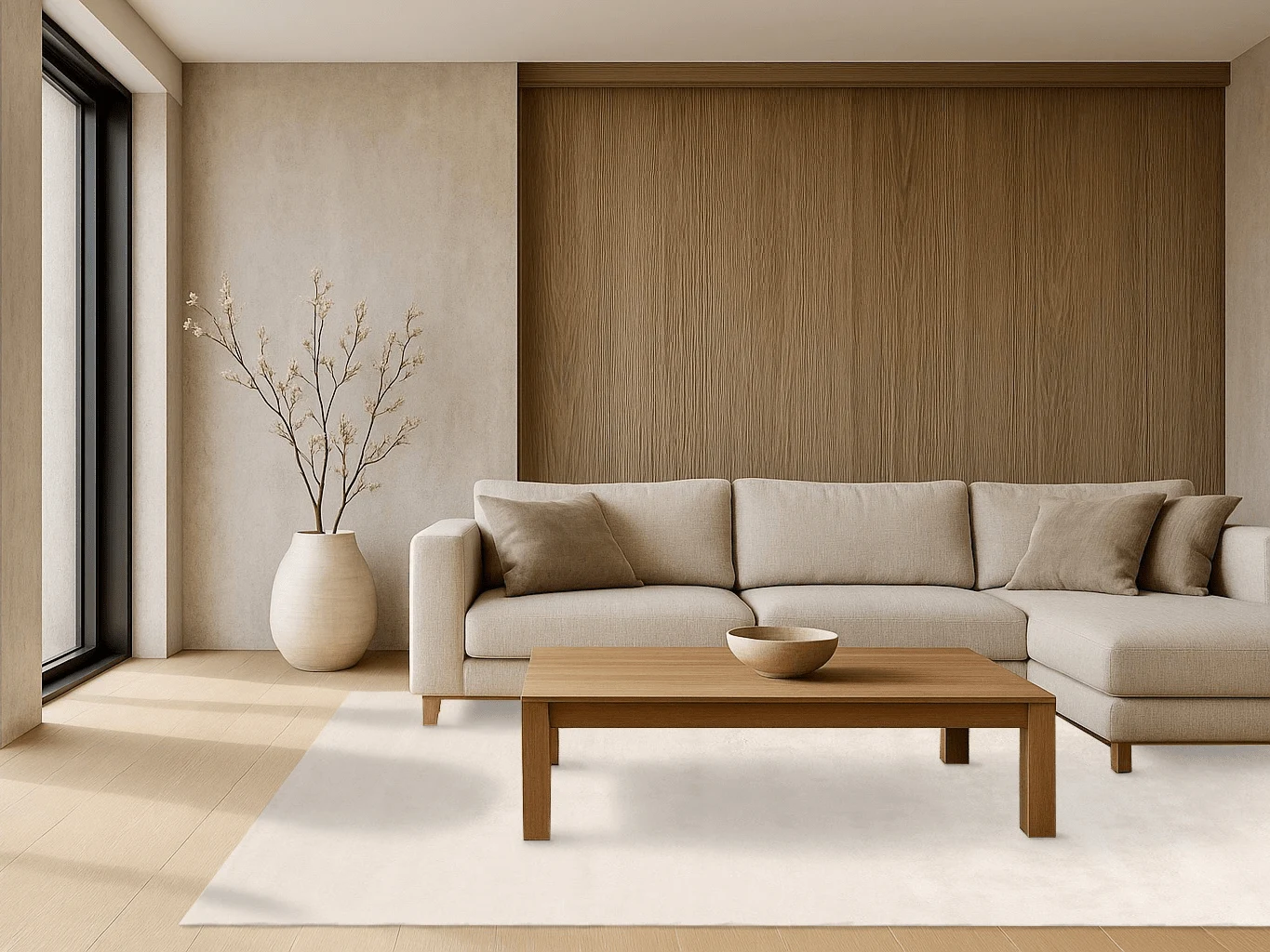 Jordan Collection Designteppich - Soft Cream