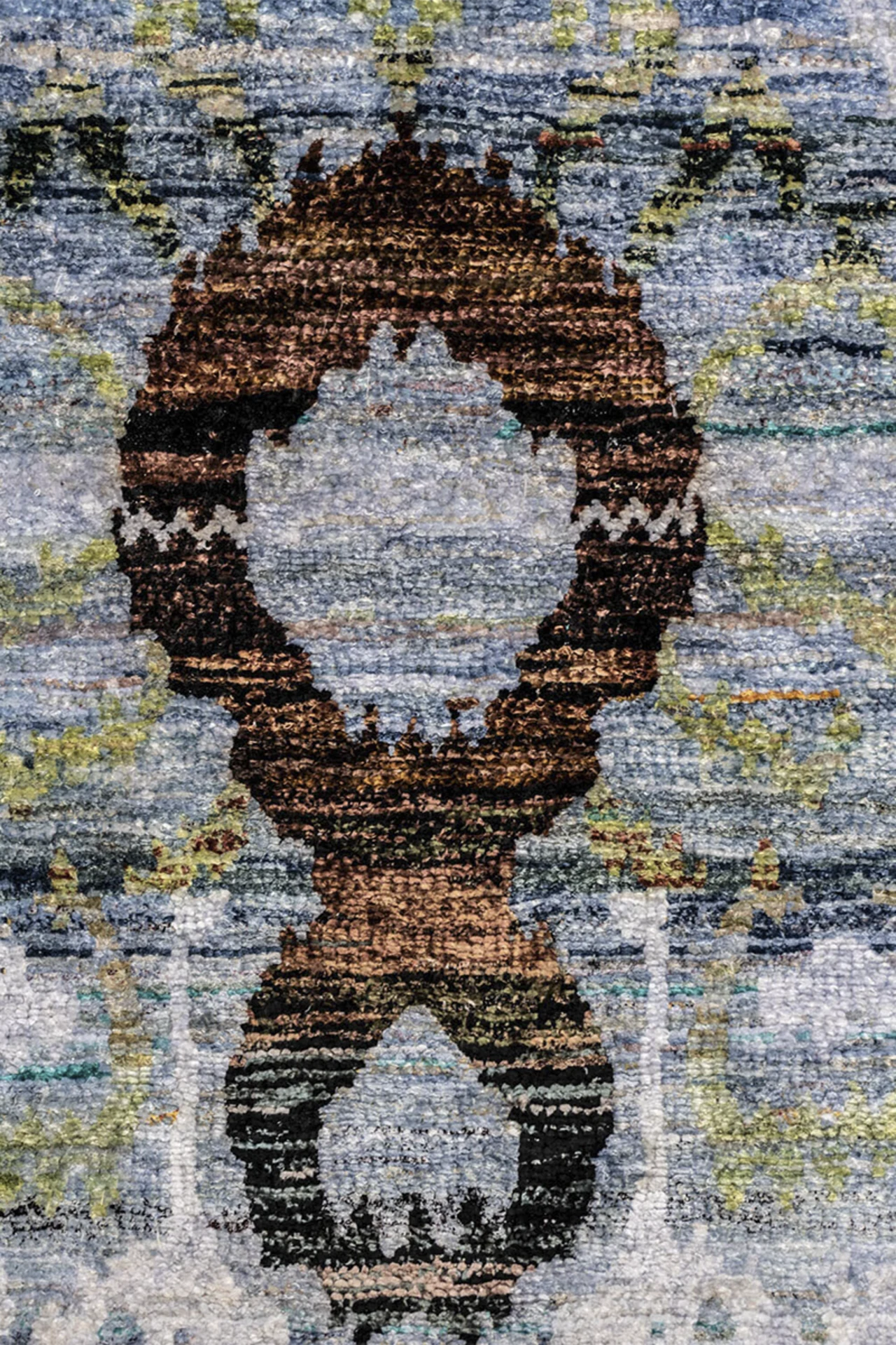 Handgeknüpfter Teppich aus 100% Seide - Seidenteppich Art