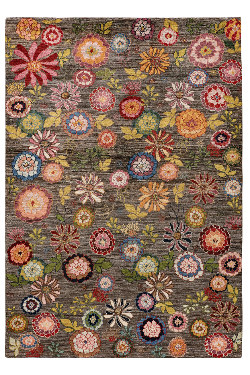 Gabbeh Teppich-Unikat - Blütenmeer