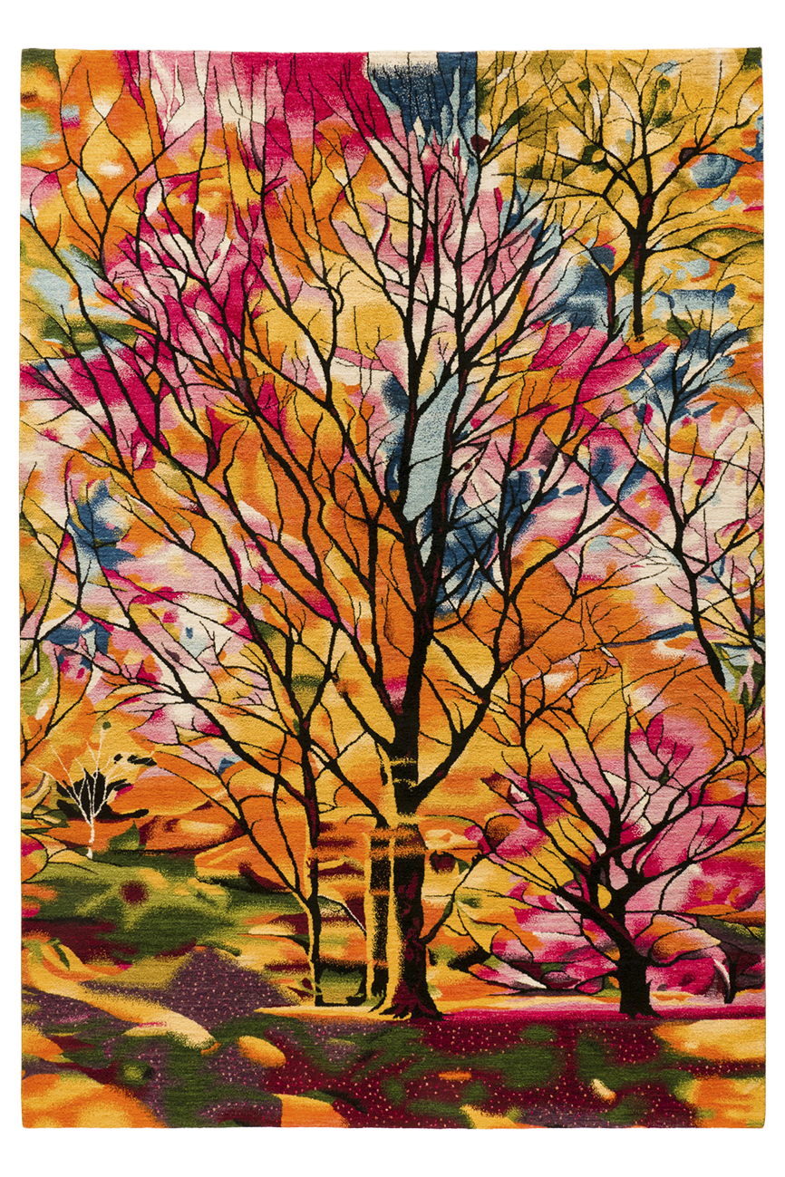 Gabbeh Teppich-Unikat - Frühlingsportrait