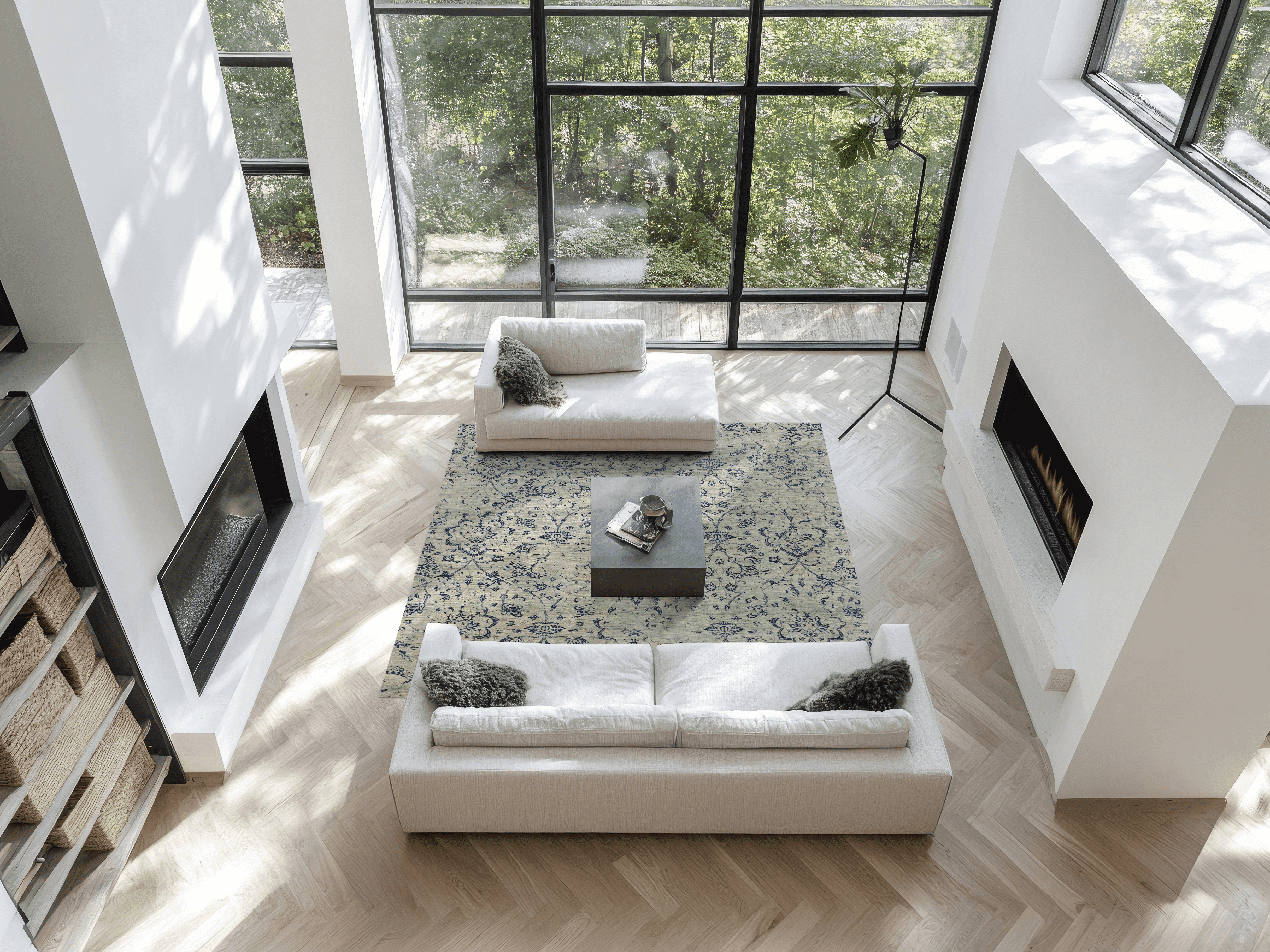 Jordan Collection Designteppich - Azura