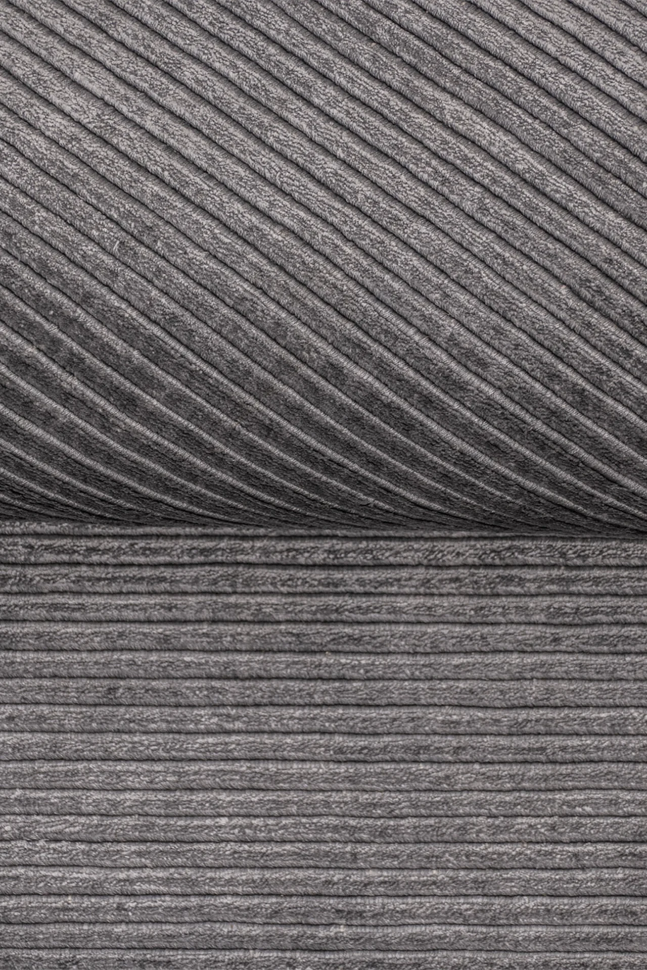 Design-Teppich - Uni Grey