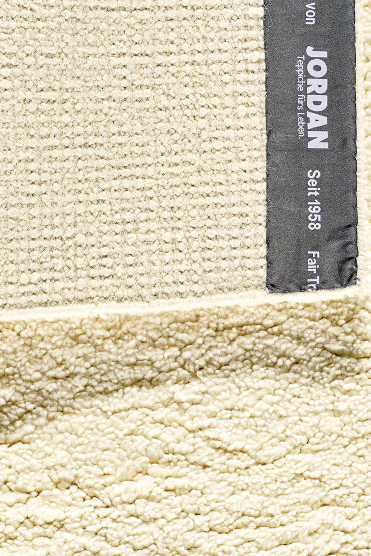 Jordan Collection Designteppich - Merino White