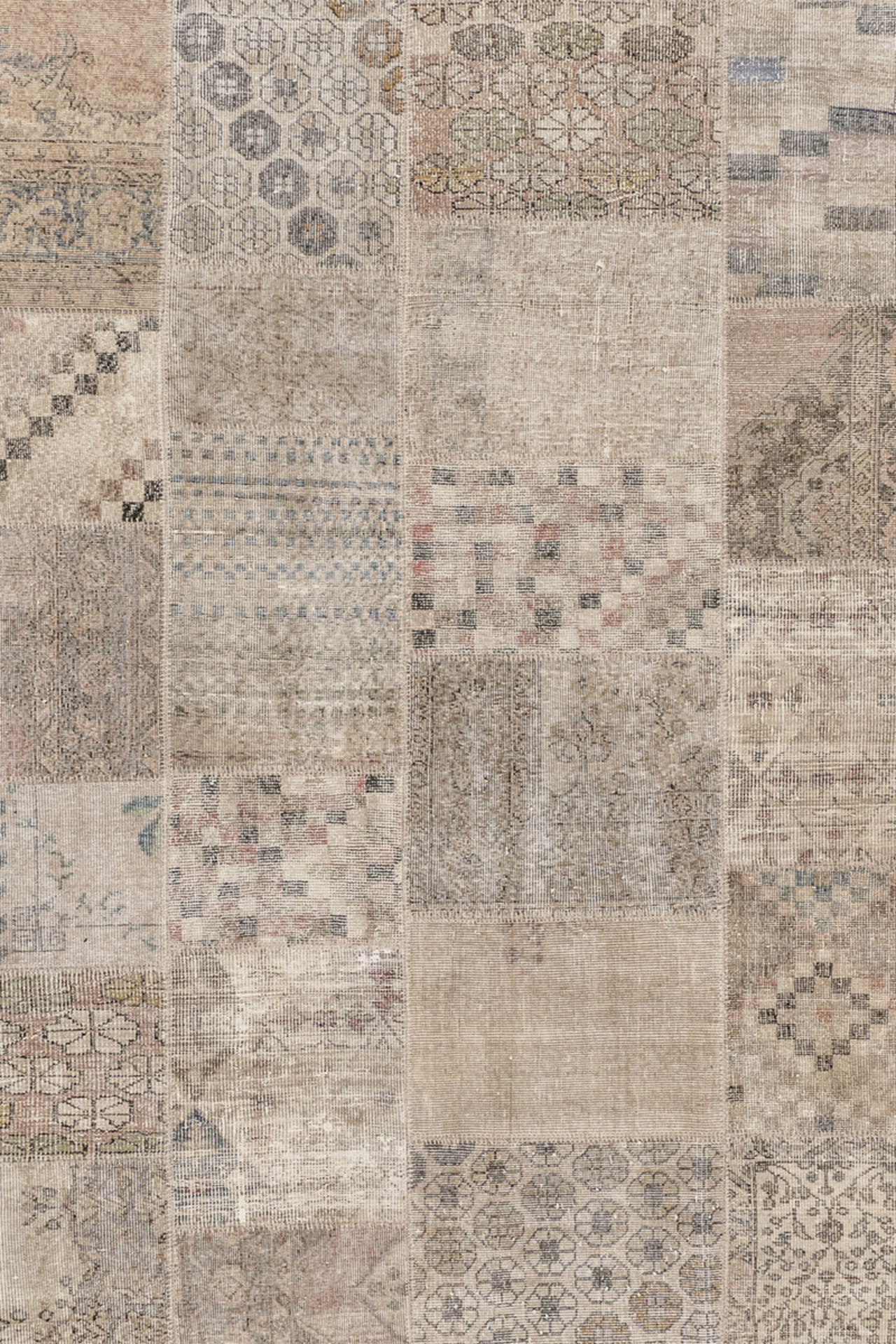 Vintage-Teppich - Patchwork Sand