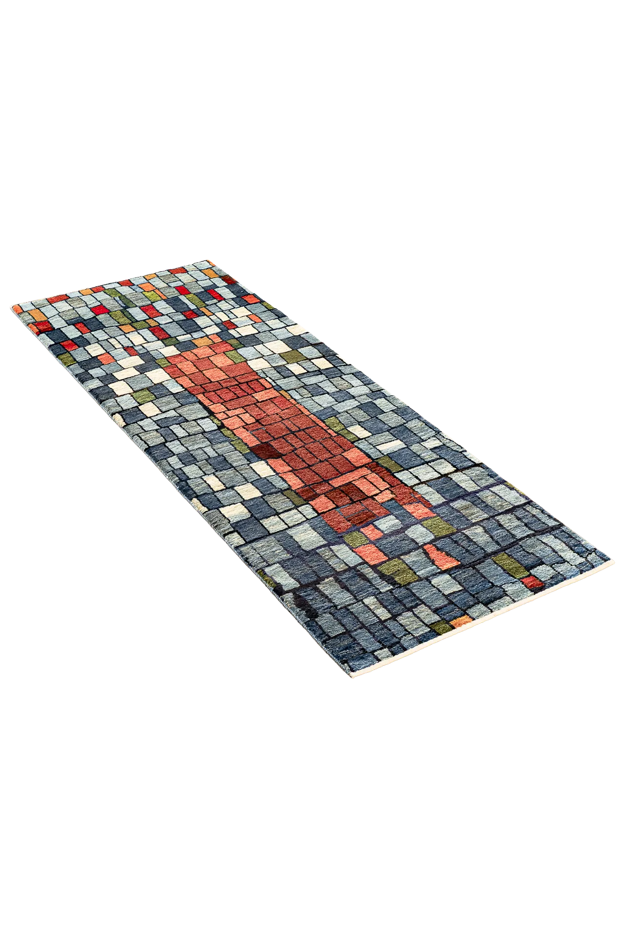 Gabbeh Teppichläufer - Mosaikpfad