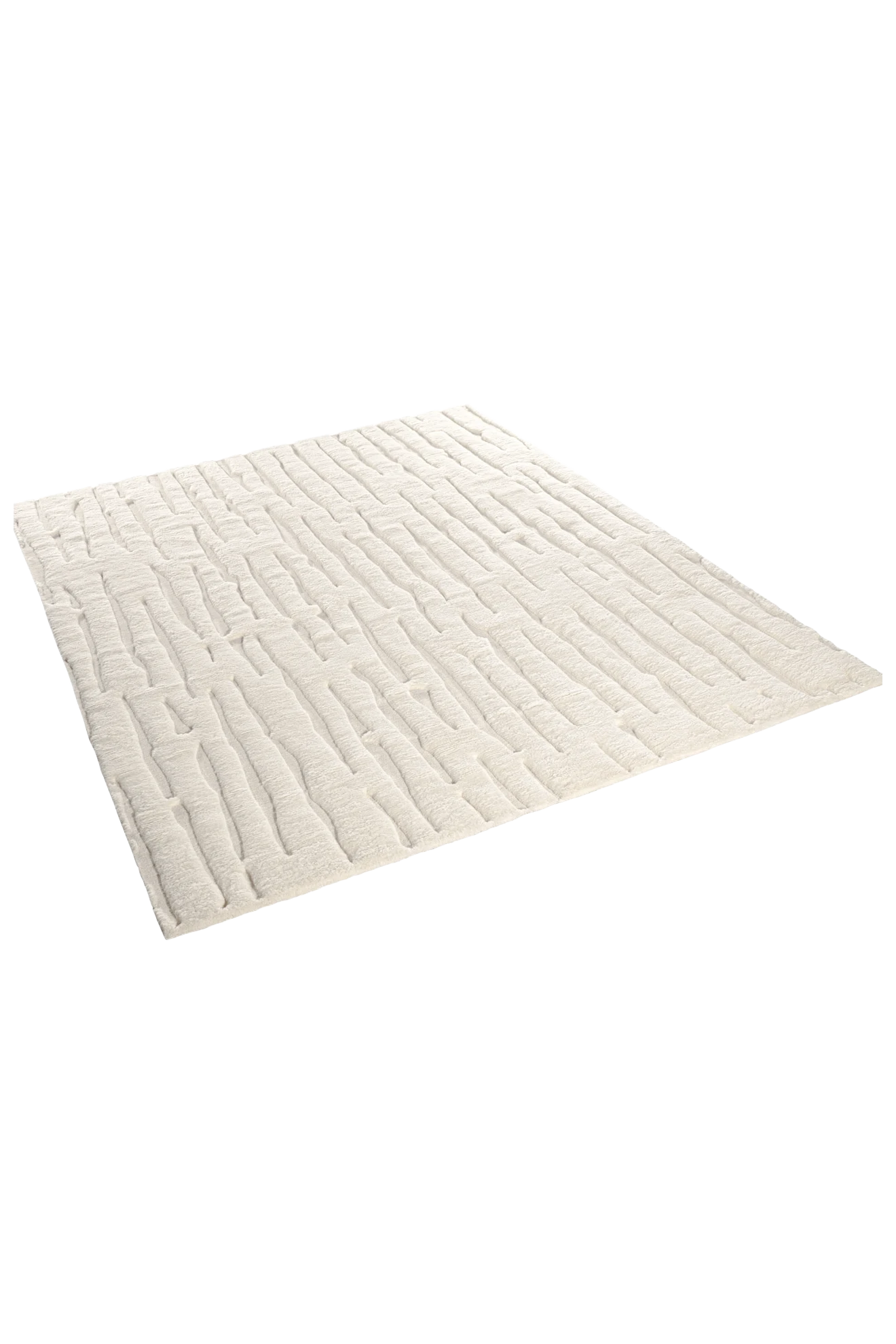 Jordan Collection Designteppich - Boho White