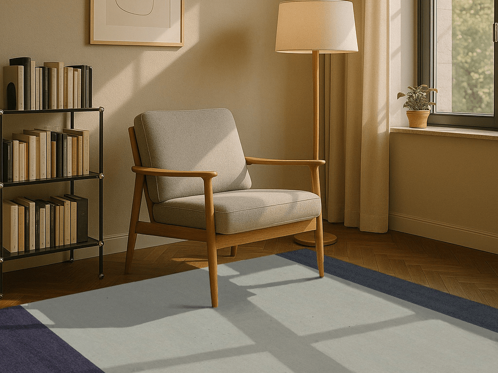 Kelim-Teppich - Greyborder